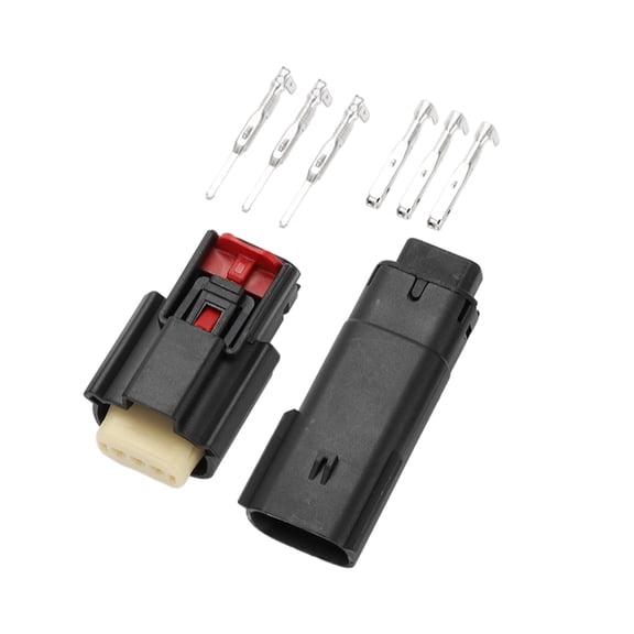 Unique Bargains 3 Pin Ignition Coil Waterproof Connector Plug Waterproof for Ford for Mazda 1 Set