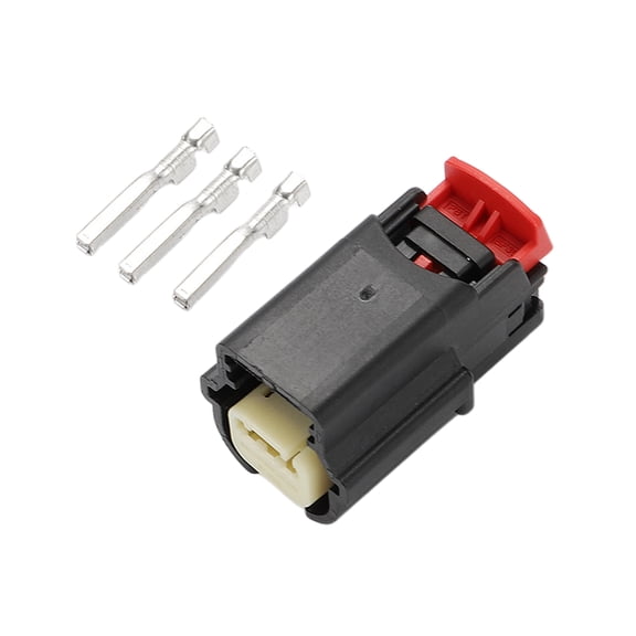 Unique Bargains 3 Pin Parking Assist Sensor Connector Plug Waterproof Female Wire Terminal for Chevrolet for Dodge 1 Set