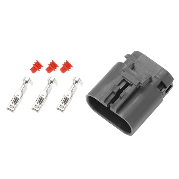 Unique Bargains 3 Pin Wiring Harness Connector Plug Waterproof Female Wire Terminal Connector for Excavator 1 Set