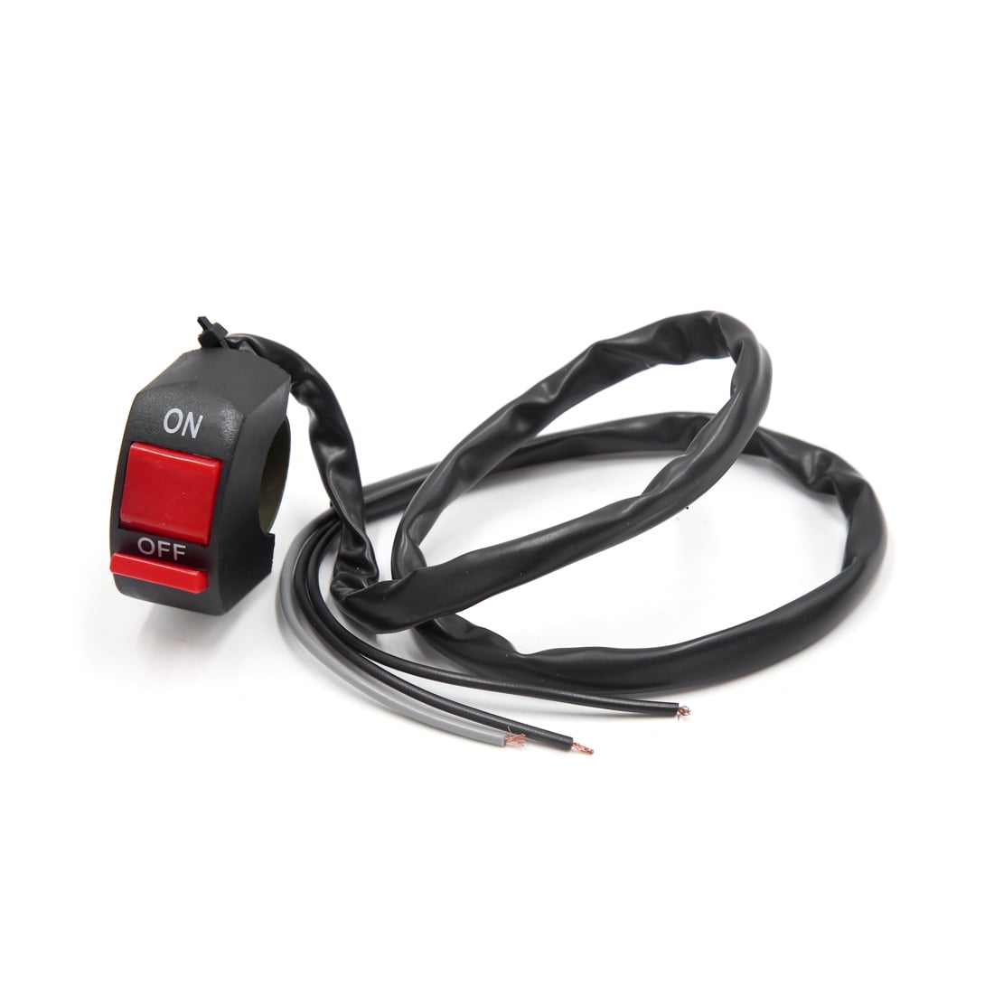 Unique Bargains 3 Wires Motorcycle Dual Flashing ON/OFF Switch for 7/8 ...