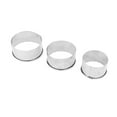 thumbnail image 1 of Unique Bargains 3 in 1 Family Kitchen Metal Round Shaped DIY Baking Tool Pastry Cookie Mold, 1 of 3