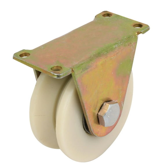 Unique Bargains 3-inch Dia V Groove Rigid Caster Wheel for Sliding Door Track