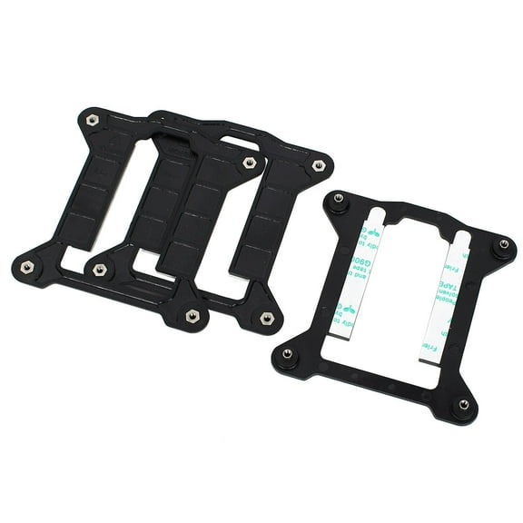 Unique Bargains 3 x Socket 1156 1155 CPU Heatsink Fan Motherboard Holder Bracket Backplate
