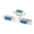 thumbnail image 1 of Unique Bargains 3 x Soldering 3 Row DB-15 Female 15Pin Plug VGA D-Sub Connector Adapter, 1 of 1