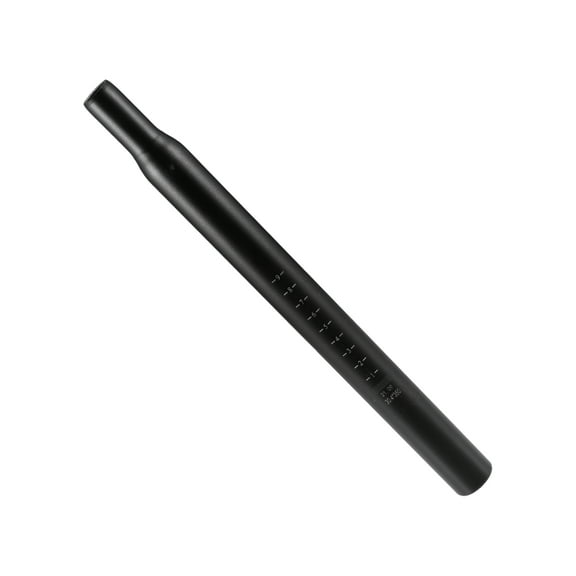 Unique Bargains 30.4x350mm Universal Bike Seat Post Aluminum Alloy Bicycle Saddle Pole Road Bike Seat Tube Mount Black