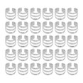 thumbnail image 1 of Unique Bargains 30 Hair Cuffs Dreadlock Hollow Out Dreadlock Hair Clips Silver Tone, 1 of 5