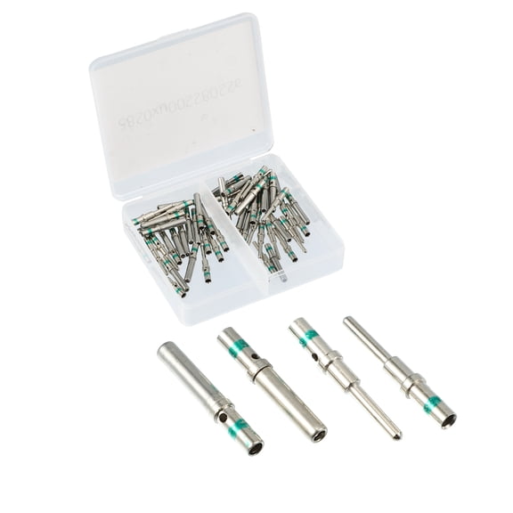 Unique Bargains 30 Pair Universal Auto Car Terminals Solid Contacts Male 0460-215-16141 Female 0462-209-16141 14-16AWG