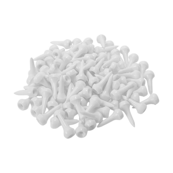 Unique Bargains 30 Pcs Portable Golf Tees Multicolor White