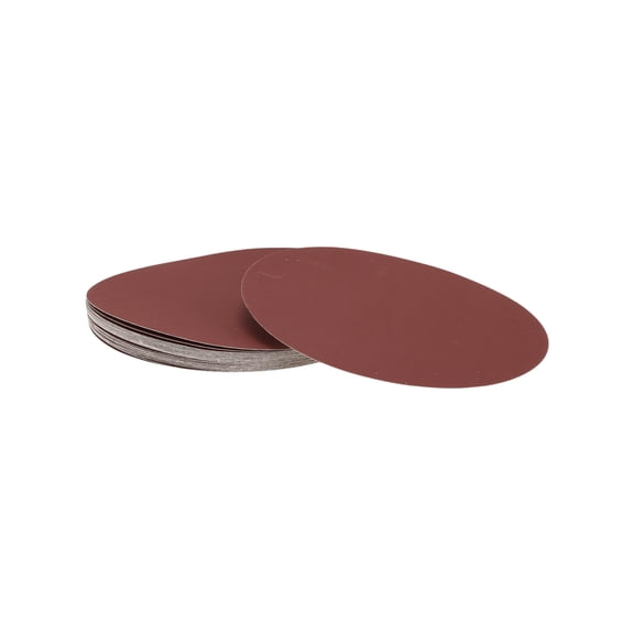 Unique Bargains 30 Pcs Round Sandpaper 400 Grit Hook and Loop Sanding Sheets Universal for Automotive Refinishing Woodworking 228x228mm Aluminum Oxide Red