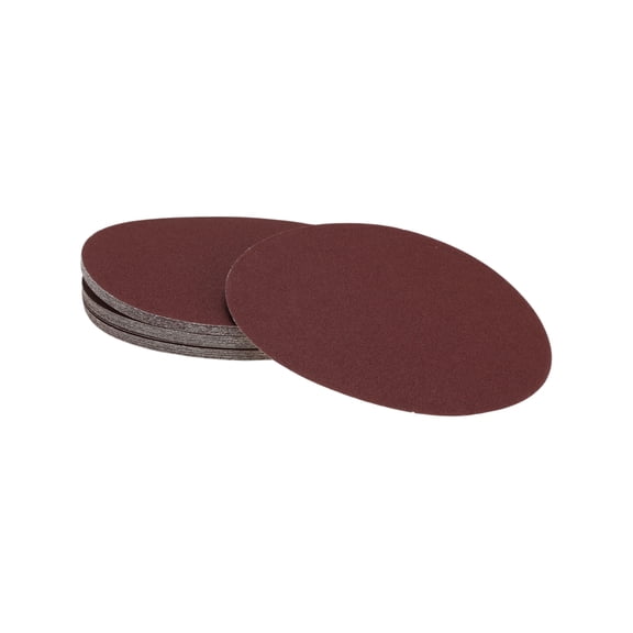Unique Bargains 30 Pcs Round Sandpaper 80 Grit Hook and Loop Sanding Sheets Universal for Automotive Refinishing Woodworking 300x300mm Aluminum Oxide Red