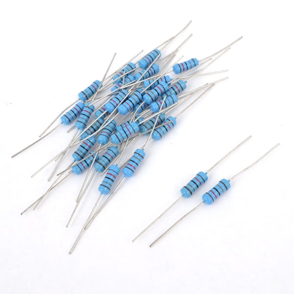 30Pcs Axial 1W 1% Tolerance 18K Ohm Flameproof Metal Film Resistor