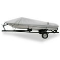 thumbnail image 1 of Unique Bargains 300D Polyester PU Boat Cover 14' 16' 18' 19' 20' Waterproof For V-Hull Grey Fit for Length:16-18ft,Beam Width: 94", 1 of 8