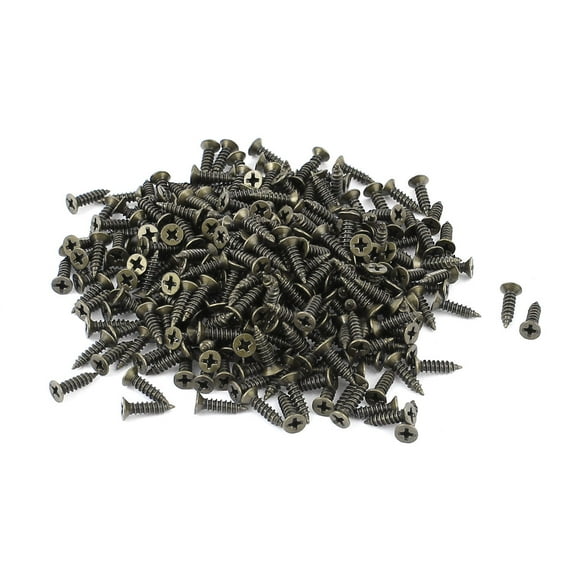 Unique Bargains 300Pcs 2.5mm Dia 8mm Length Thread Rod Head Screws Fasteners