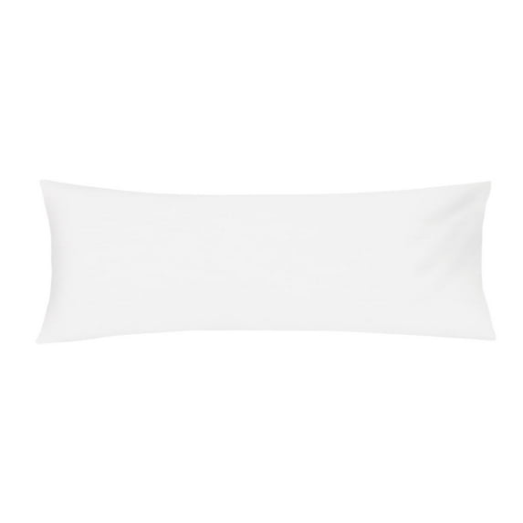Unique Bargains 300TC Cotton Body Pillow Cover Case White 20" x 72"