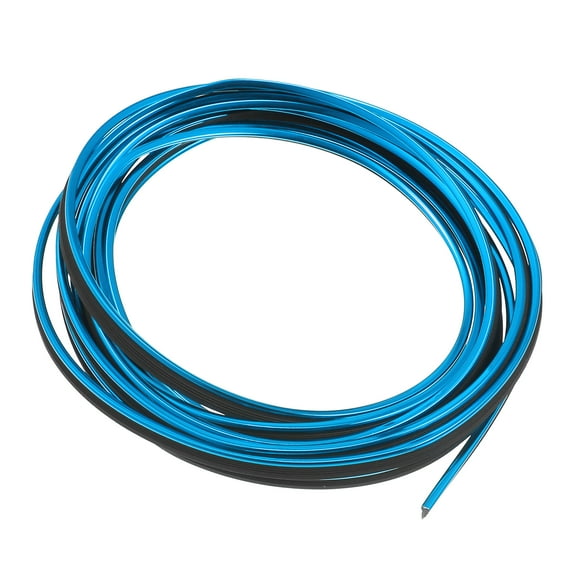 Unique Bargains 300cm 118" Universal Car Interior Fillers Decorative Trim Gap Cover Strip Blue