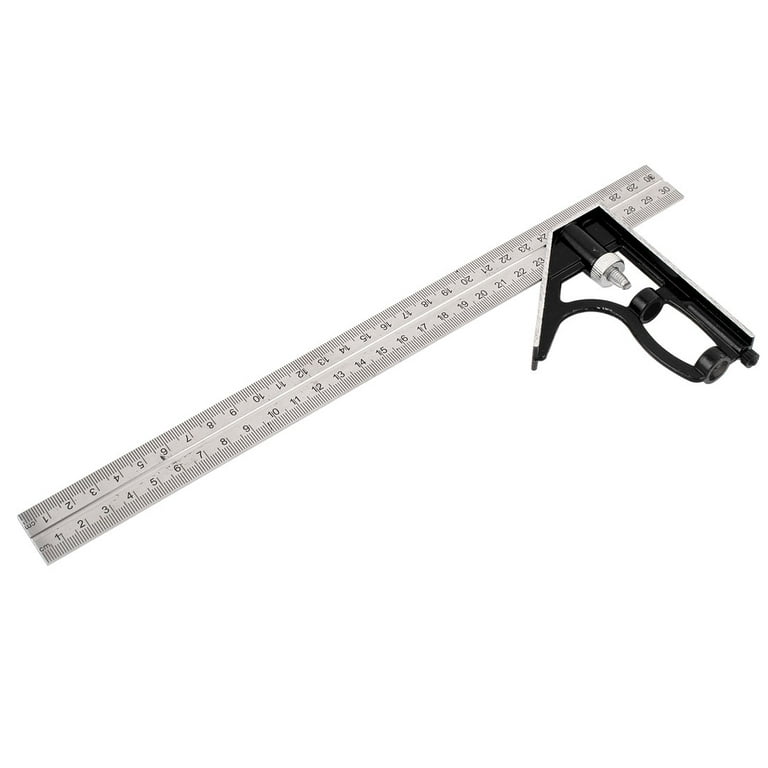 Unique Bargains 90 Degree Right Angle 30cm Measuring Angle Square Ruler