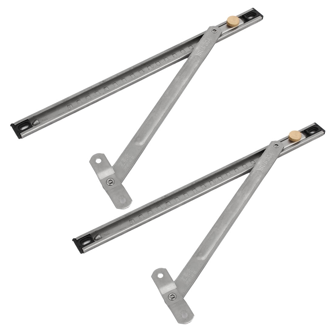 Unique Bargains 300mm 304 Stainless Steel Casement Window Friction Hinge 2 Bar 2pcs