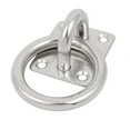 thumbnail image 1 of Unique Bargains 304 Stainless Steel 10mm Thick Square Sail Shade Pad Eye Plate w Ring, 1 of 1