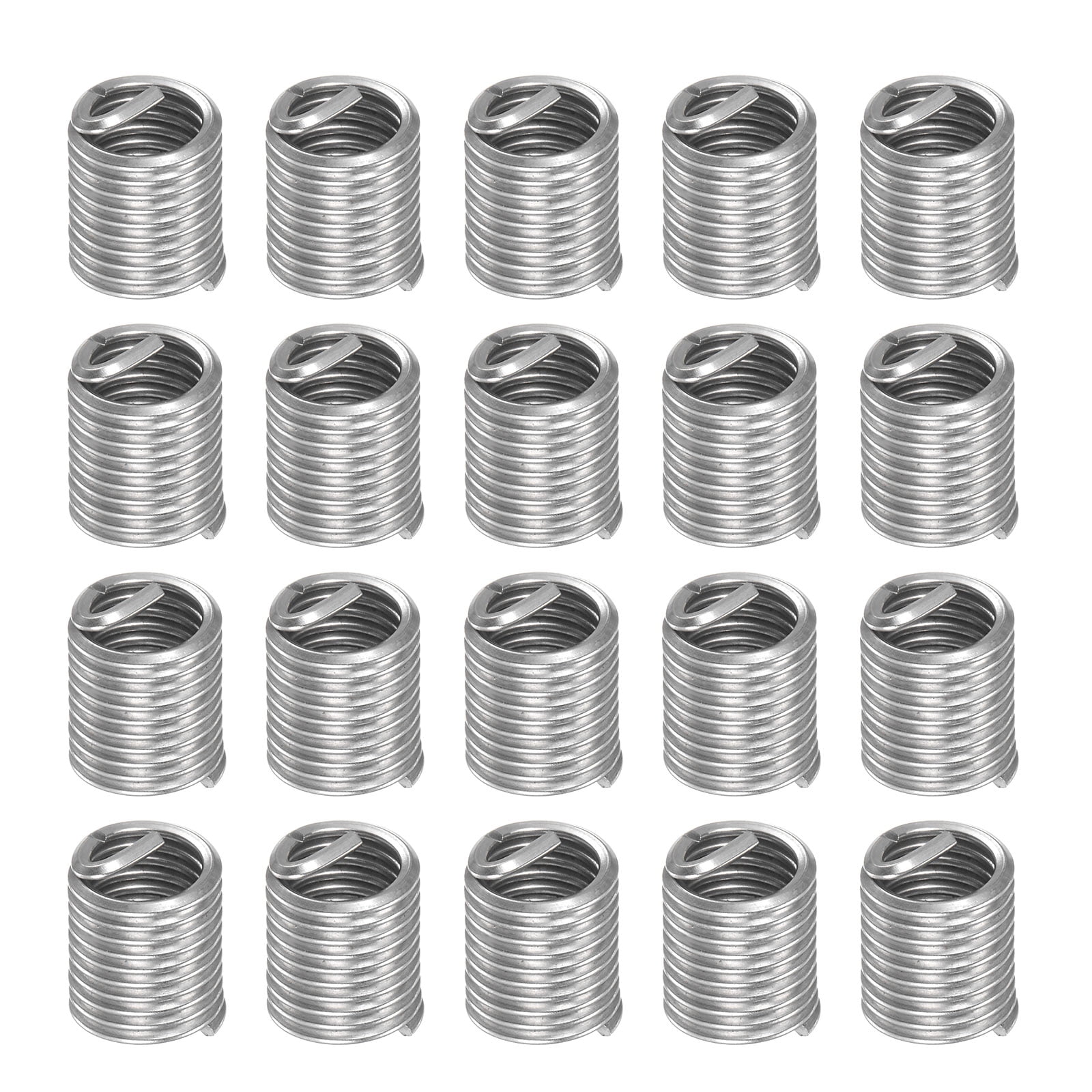 Unique Bargains 304 Stainless Steel Helical Wire Threaded Sleeve M8 x 1.25 2D