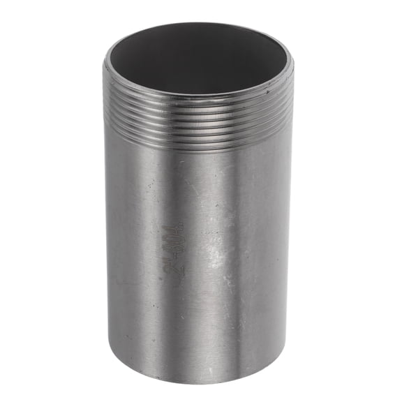 Unique Bargains 304 Stainless Steel Pipe Fittings 2" BSPT Single Wire External Thread Pipe Joint 3.94" 1 Pc