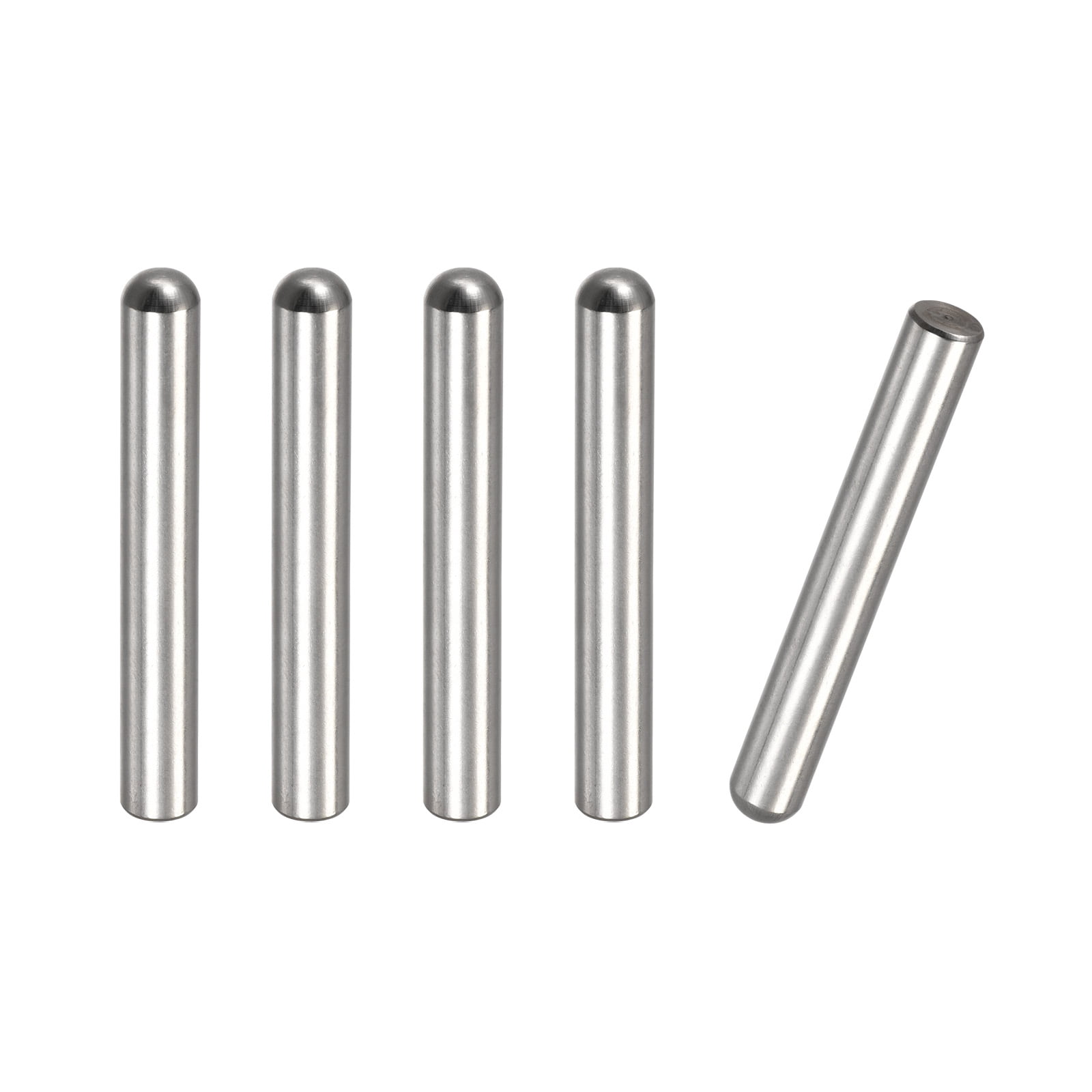 Unique Bargains 304 Stainless Steel Round Head Flat Chamfered Portable Dowel Pin 8x60mm