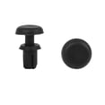 thumbnail image 1 of Unique Bargains 30Pcs 4mm Black Plastic Rivets Push Type Panel Retainer Fastener Clip for Car, 1 of 2