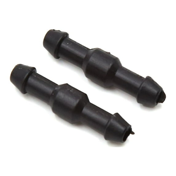 Unique Bargains 30Pcs Black Plastic Joiner Air Water Fuel Hose Pipe Tube Fastener Connector