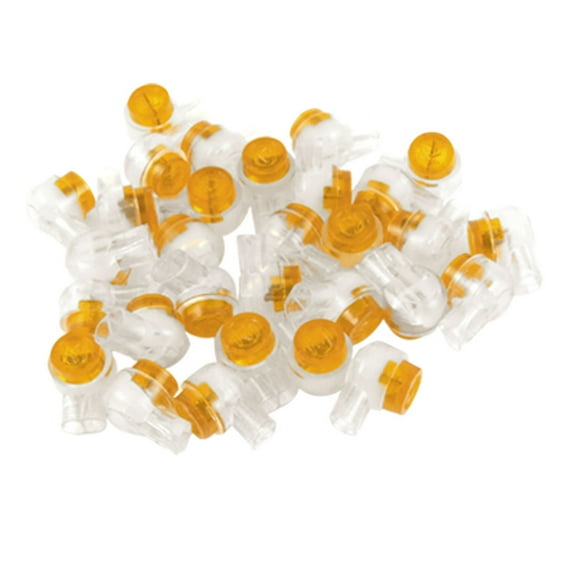 Unique Bargains 30Pcs Data Phone Wire UY Connector 2 Port