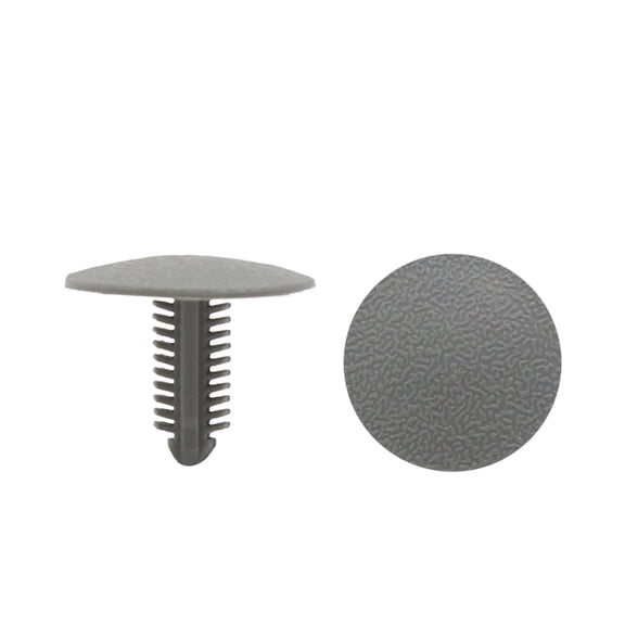Unique Bargains 30Pcs Gray Push Type Carpet Mud Flaps Fastener Retainer Bumper Fender Clips 7mm
