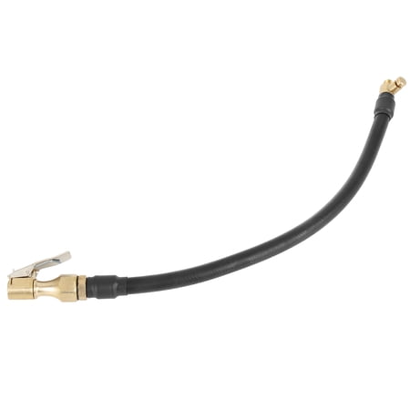 Unique Bargains 30cm Rubber Tire Inflator Extension Hose Adapter Locking Tube Air Valve Chuck for Car