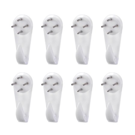 Unique Bargains 30lbs Non-Trace Hanger Wall Non-mark Photo Frame Hooks 30Pack