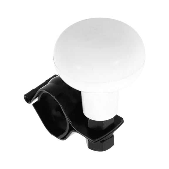 Unique Bargains 30mm Car Steering Wheel knob Door Handle Vehicle Steering Wheel Rotator Ball for SUV Pickup Trucks Semi-Trailers Vans Boats White 1 Pc