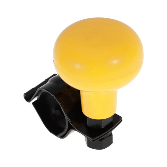Unique Bargains 30mm Car Steering Wheel knob Door Handle Vehicle Steering Wheel Rotator Ball for SUV Pickup Trucks Semi-Trailers Vans Boats Yellow 1 Pc