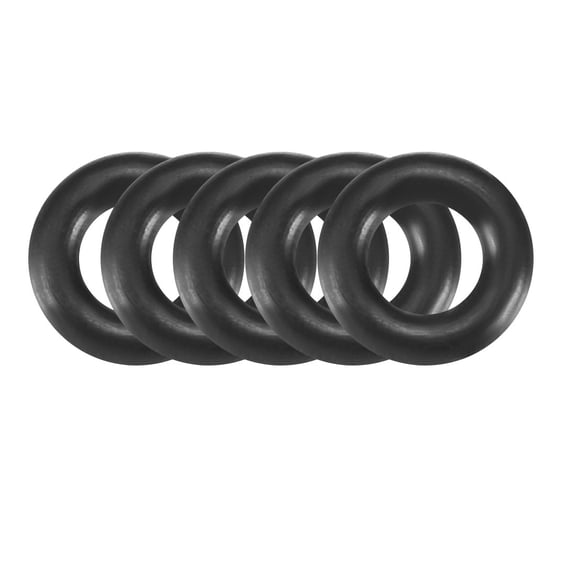 Unique Bargains 30pcs Black Nitrile Butadiene Rubber NBR O-Ring 3.8mm Inner Dia 1.9mm Width