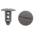 thumbnail image 1 of Unique Bargains 30pcs Gray Vehicle Car Door Fender Clips Plastic Rivets Fastener Fit 10mm Hole, 1 of 2