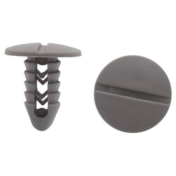 Unique Bargains 30pcs Gray Vehicle Car Door Fender Clips Plastic Rivets Fastener Fit 10mm Hole