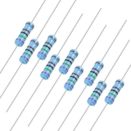 Unique Bargains 30pcs Metal Film Resistors 7.5K Ohm 2W 1%Tolerances 5Color Bands