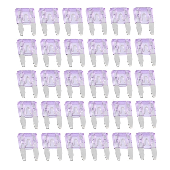 Unique Bargains 30pcs Mini Blade Style Fuses 35A Blade Style Fuses for Automotive Car Boat Truck SUV