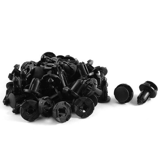 Unique Bargains 30pcs Plastic Push Type Retainer Clip for Car Engine Splash Guard