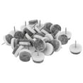 thumbnail image 1 of Unique Bargains 30pcs Table Chair Leg Feet Floor Felt Pad Skid Glide Nail Protectors 20mm Dia, 1 of 1