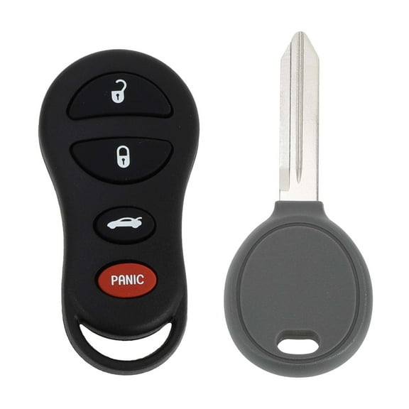 Unique Bargains 315MHz GQ43VT9T Keyless Entry Remote Ignition Transponder Key Fob for Dodge Neon 00-05 64 Chip 4 Buttons