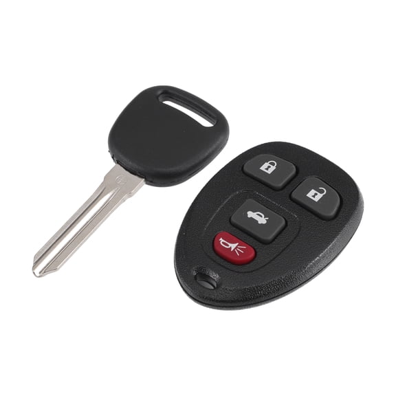 Unique Bargains 315MHz Keyless Entry Remote Ignition Transponder Key Fob Set 4 Buttons for Chevrolet Impala 2006-2016,Black