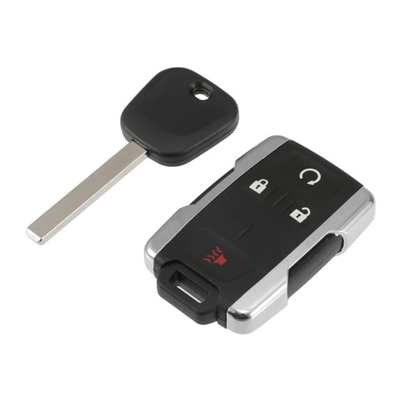 Unique Bargains 315MHz Keyless Entry Remote Ignition Transponder Key Fob Set 4 Buttons for Chevrolet Silverado 2014-2018