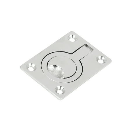 Unique Bargains 316 Stainless Steel Boat Floor Locker Hatch Lift Flush Ring Pull Handle