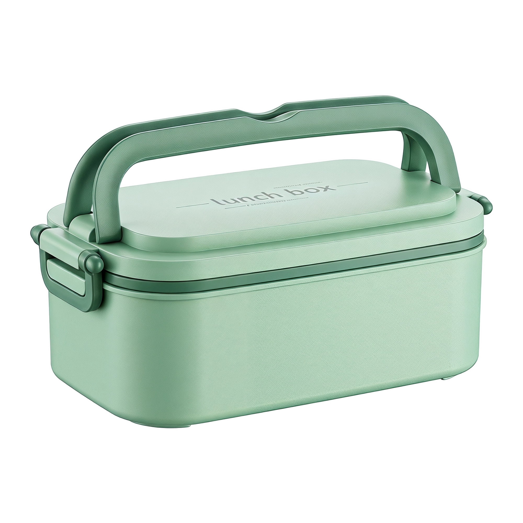 Unique Bargains 316 Stainless Steel Leak-Proof Meal Prep Bento Box Green-1 Layer