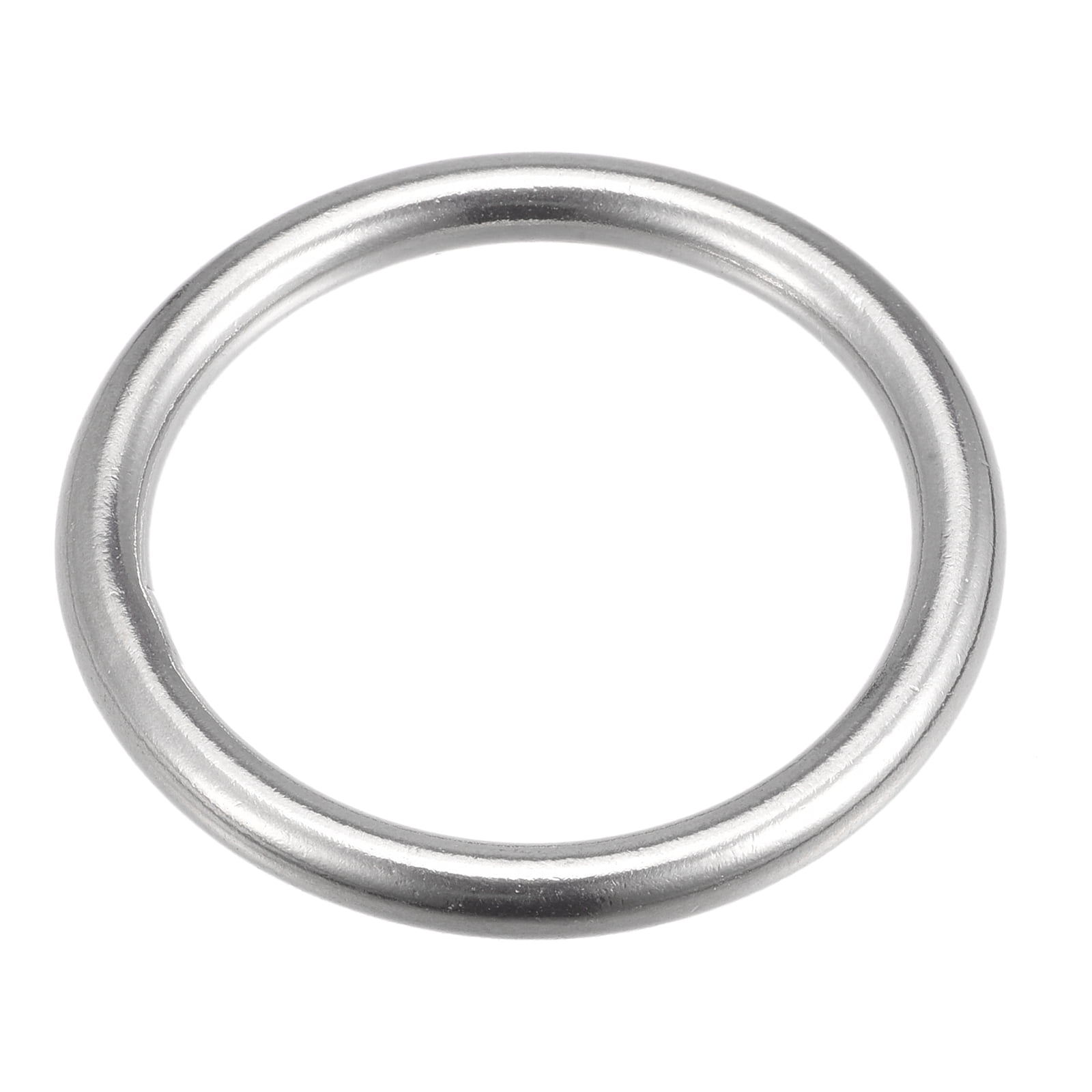 Unique Bargains 316 Stainless Steel Welded O-Rings for Hanging Plants 1.77"