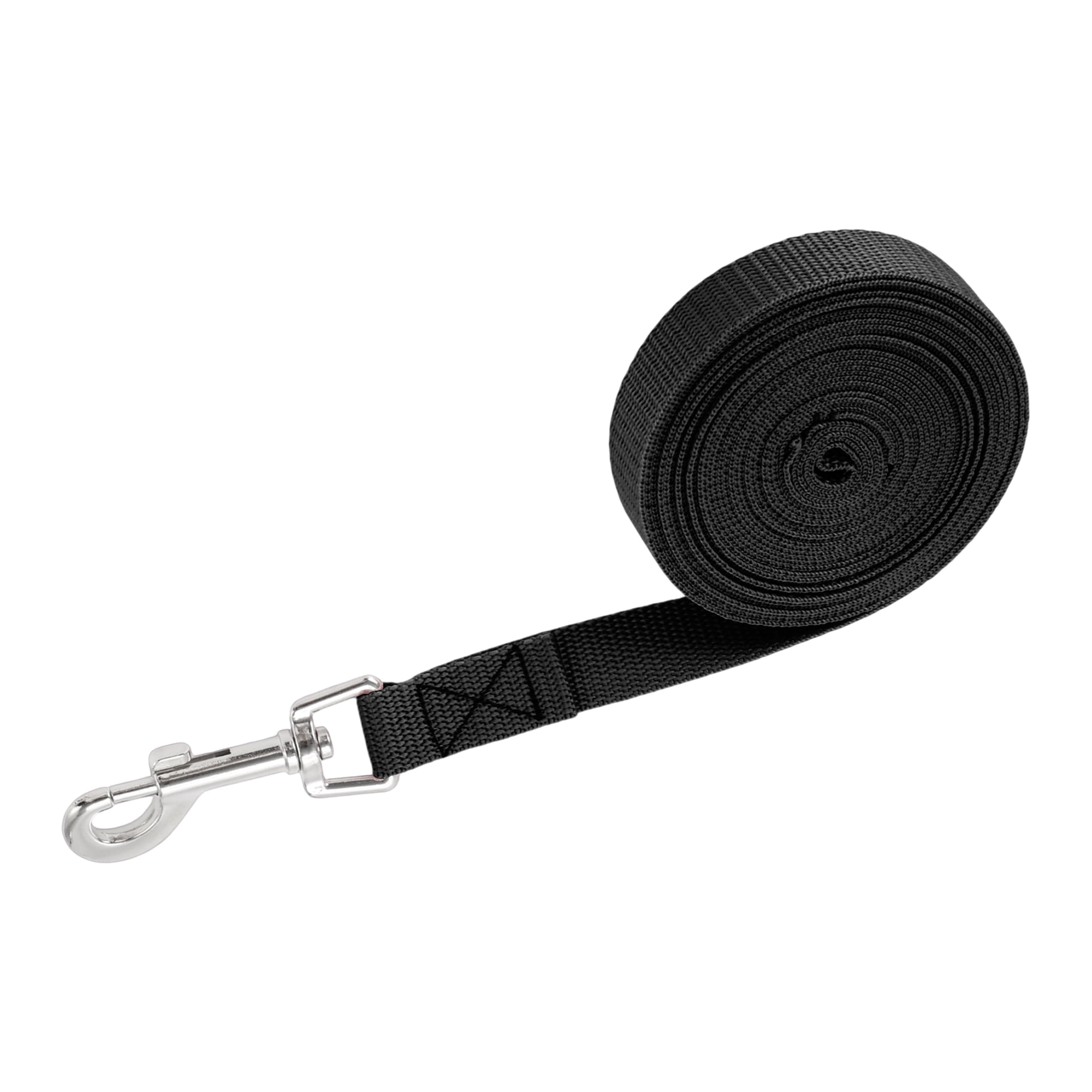 Unique Bargains 32.8ft Long Training Dog Leash Black