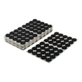 thumbnail image 1 of Unique Bargains 320 Pcs Antislip Felt Round 15mm Dia Adhesive Chair Foot Cover Table Furniture Leg Protector Black, 1 of 2