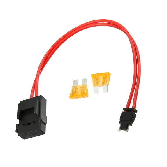 Unique Bargains 32V Low Profile Mini Fuse Adapter Tap Fuse Kit with ...