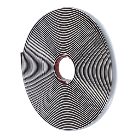 Unique Bargains 32ft Car RV Door Window Bumper Side Body Trim Strip Scratch Proof Protector Strip 1/2" 12mm Silver Tone